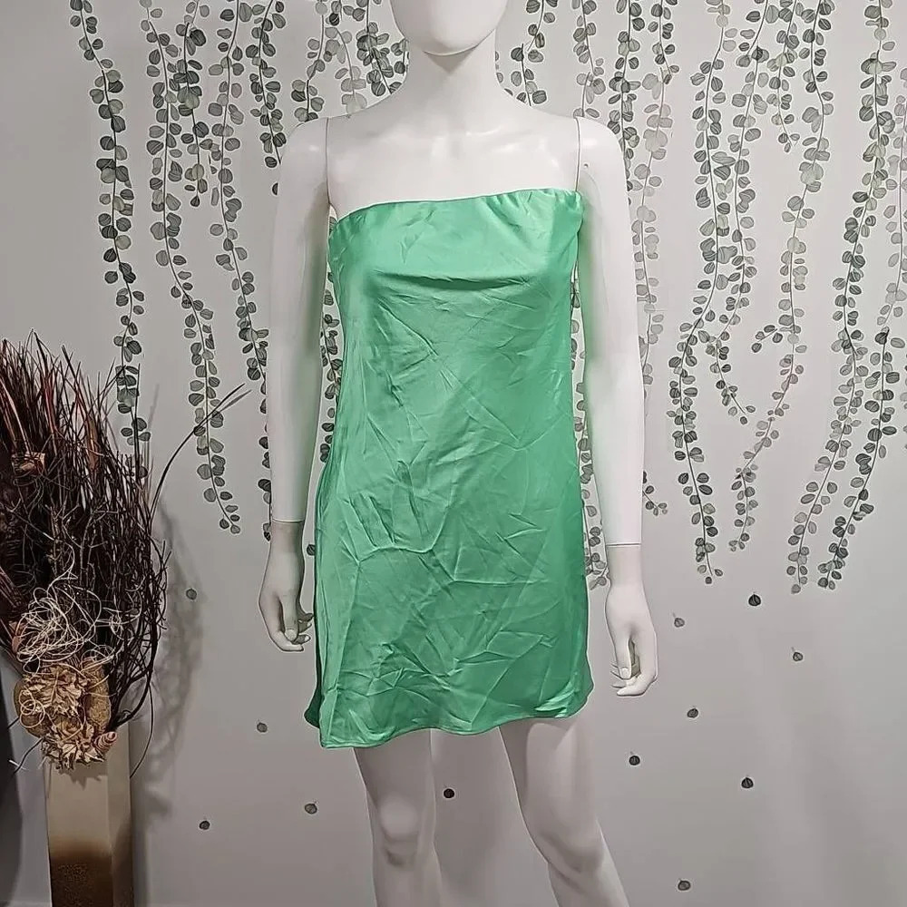 NWOT Show Me Your MuMu Taylor Tube Mini Dress Sz L - Picture 4 of 10